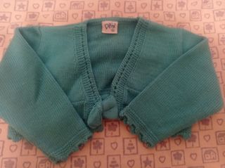 Rebeca infantil azul
