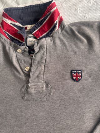 Polo manga larga Pepe Jeans gris