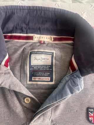 Polo manga larga Pepe Jeans gris