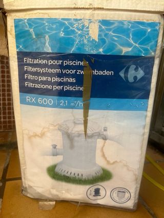 Piscina Intex 2.2M + depuradora + limpia fondo, 