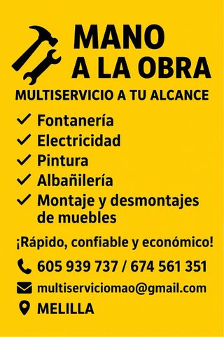 Multiservicio a tu disposición 