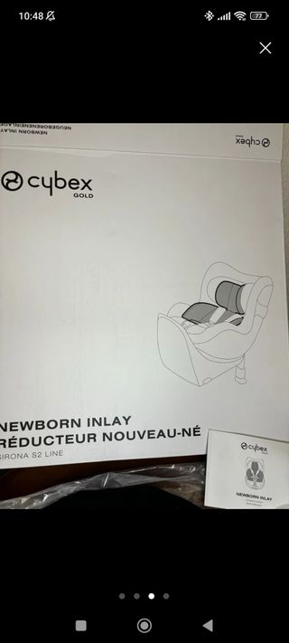 Reductor Silla Coche Cybex Gold Negro