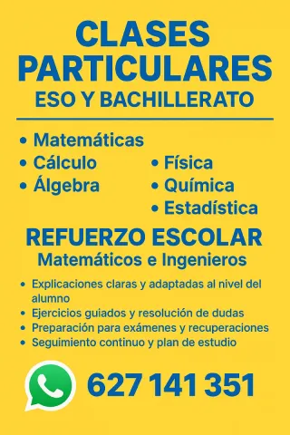 Solucionamos evaluaciones, tareas y damos clases.