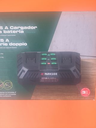 Cargador Doble Parkside Performance 4.5A 20V