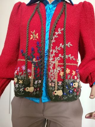 Cardigan Inzy fatto a mano