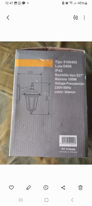 Aplique descendente INITIALIS 6 caras cristal