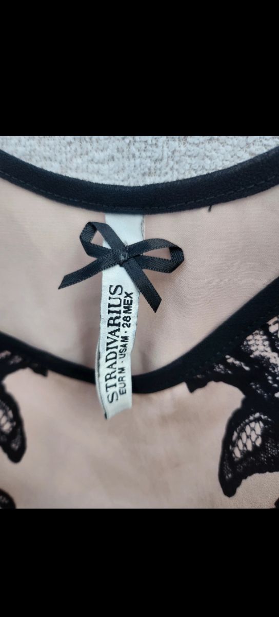 Vestido Stradivarius Seda y Gasa Talla M