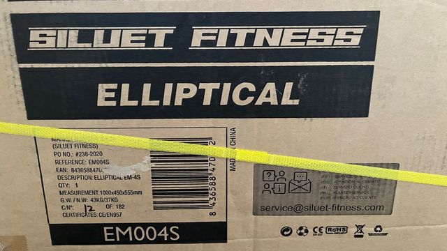 Elíptica Siluet Fitness EM004S