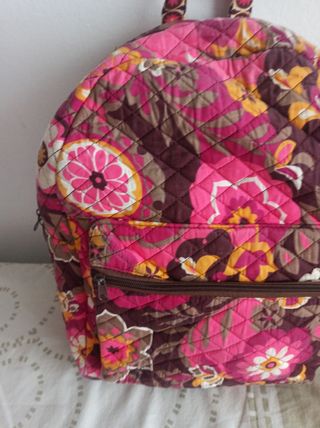 Mochila Flores Rosa Multicolor