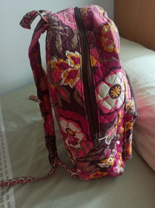 Mochila Flores Rosa Multicolor