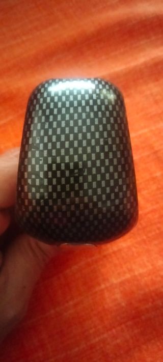 Pomo palanca cambios carbono y cromo