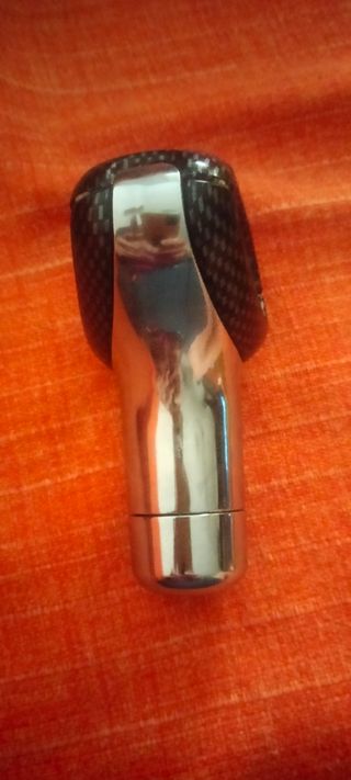 Pomo palanca cambios carbono y cromo