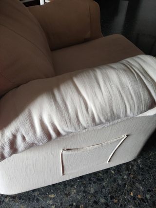 Sillón relax beige reclinable

