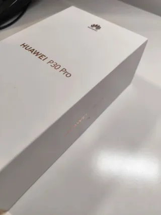 Caja Huawei P30 Pro sin usar