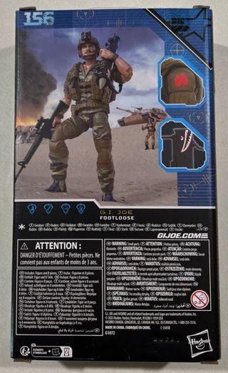 G.I. Joe Classified Footloose #156 Novo