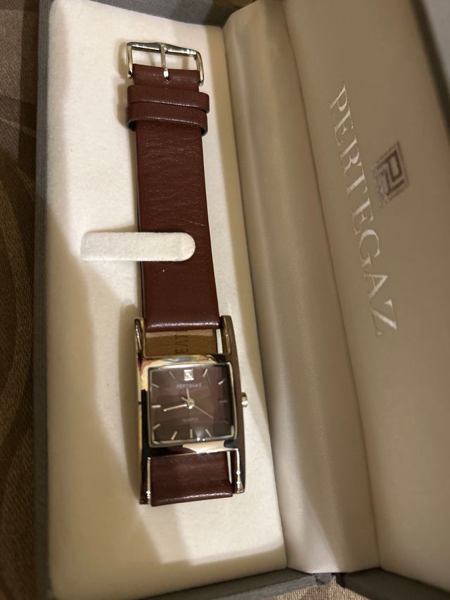 Reloj Pertegaz Plata y Marrón