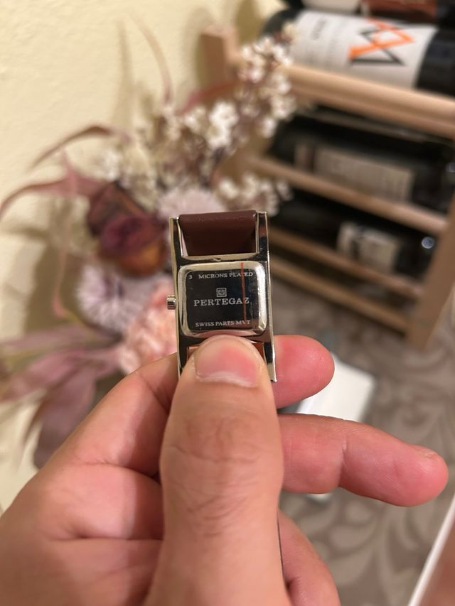 Reloj Pertegaz Plata y Marrón