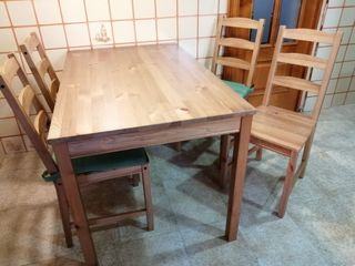 Mesa comedor cocina + 4 sillas+ regalo
Perfecta