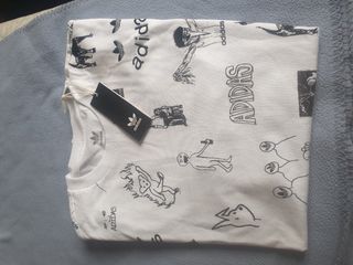 Camiseta Adidas Talla S Dibujos Divertidos