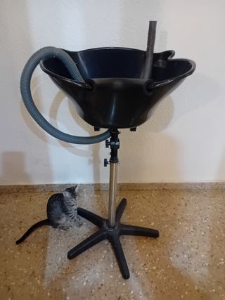 Lavacabezas portátil ajustable