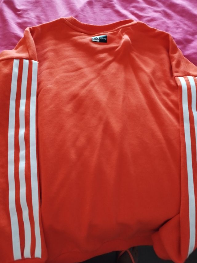 Sudadera Adidas Mickey Mouse Naranja niñ@ talla 12