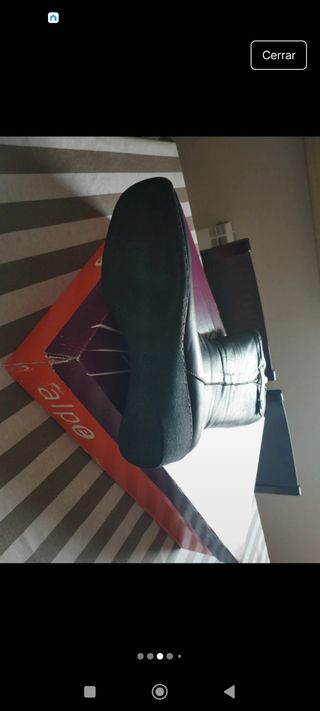 Botas Alpe piel caña media talla 41