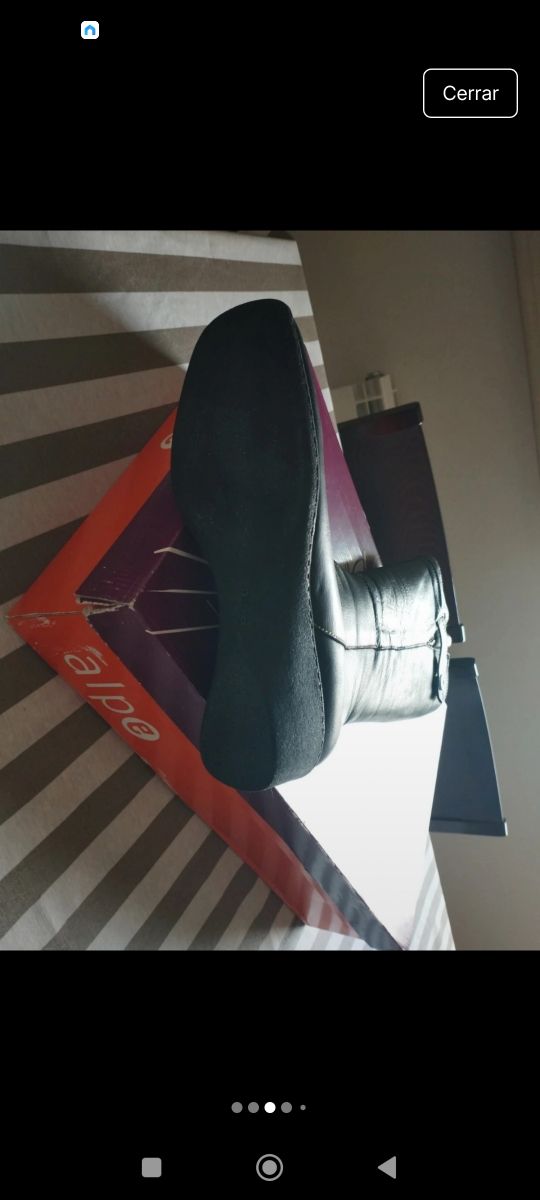 Botas Alpe piel caña media talla 41