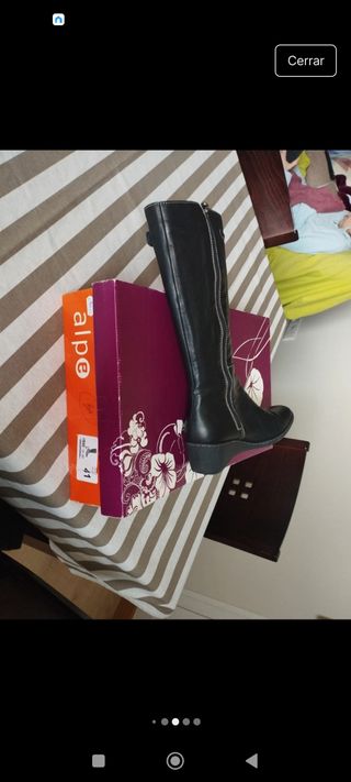 Botas Alpe piel caña media talla 41