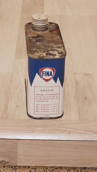 Lata Aceite antigua  Fina Antigel Termidor