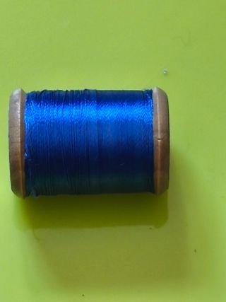 Hilo Rayón Azul para Montaje de Moscas