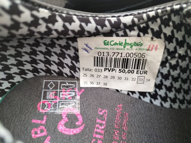 Zapato niña Pablosky azul marino talla 33