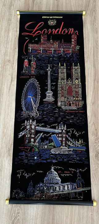 Banderola de Londres con monumentos