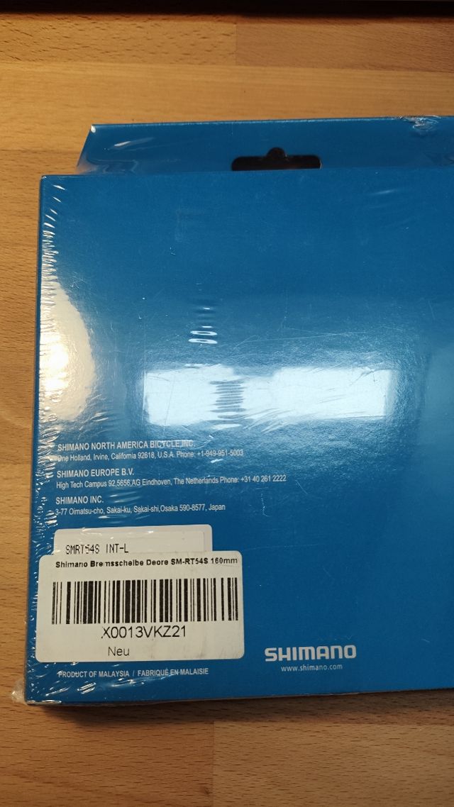 Discos Shimano SM-RT54 Center Lock + Pastillas