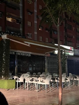 Mesas y sillas para terraza
