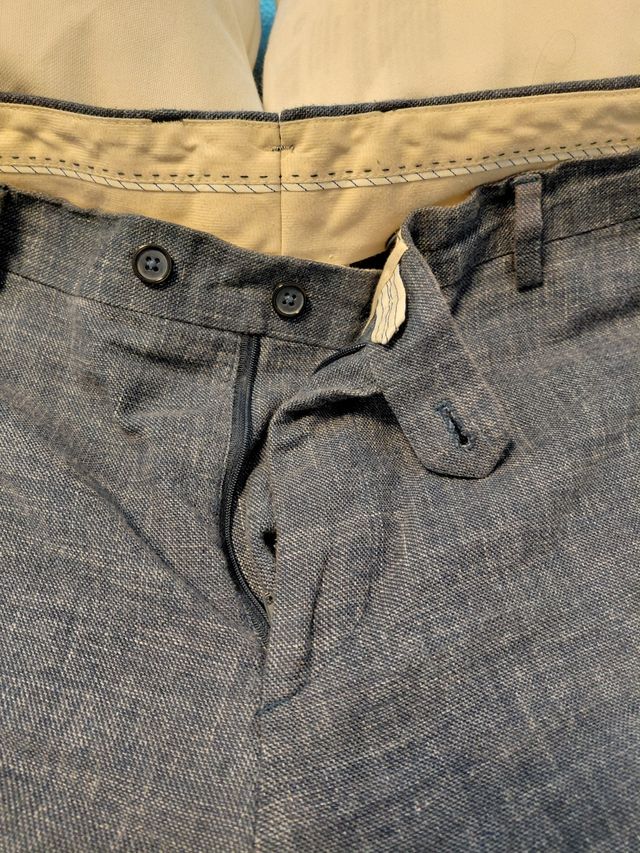 Pantalones casuales azul