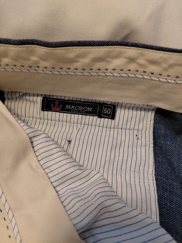 Pantalones casuales azul