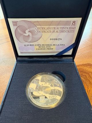 10 Euros Copa Mundial Rusia 2018