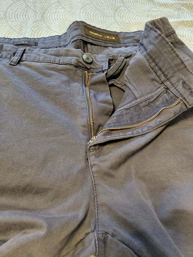 Pantalones casuales azul