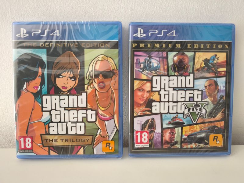 Imagen de Pack GTA Trilogy y GTA V PS4
