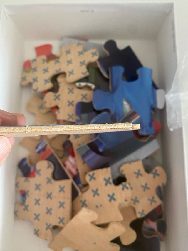 Caja 2 Puzzles CARS 16 piezas para 2-3 años