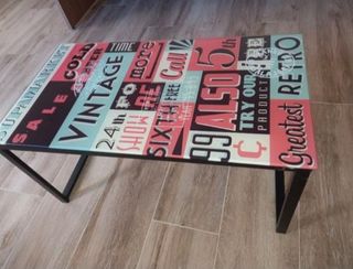 Mesa Centro Vintage Retro