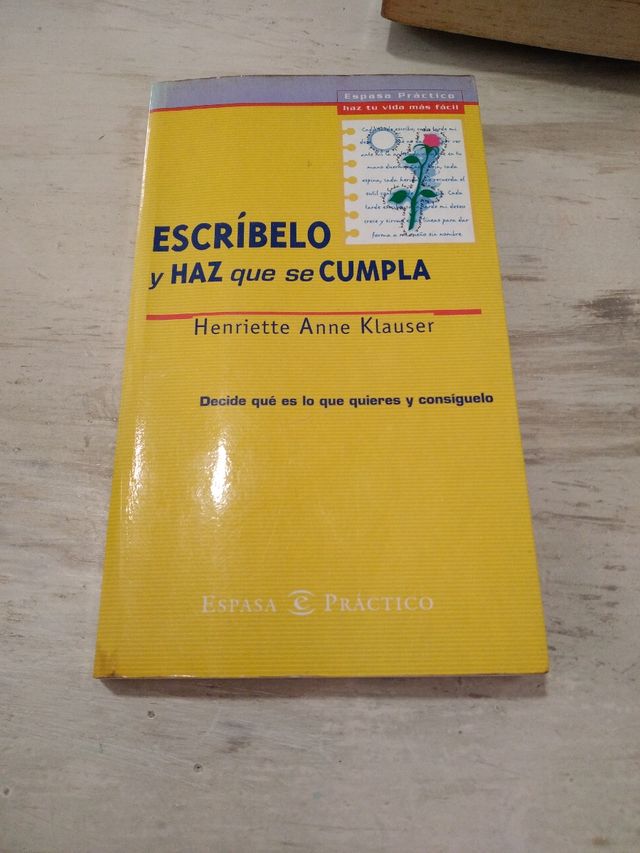 Libro Escríbelo y haz que se cumpla