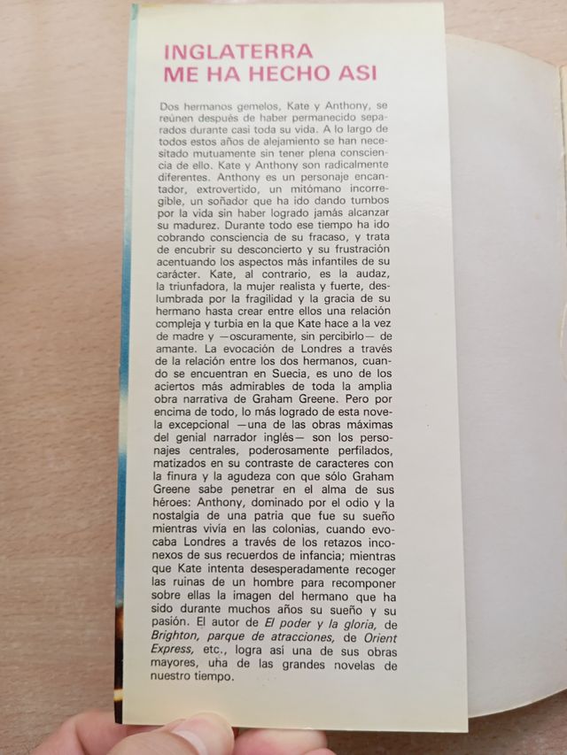 Dos novelas contemporáneas de Graham Greene.