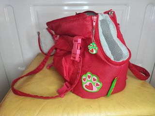 Transportín de viaje a cuadros