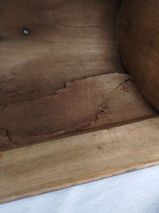Tapa de máquina de coser Wertheim de madera