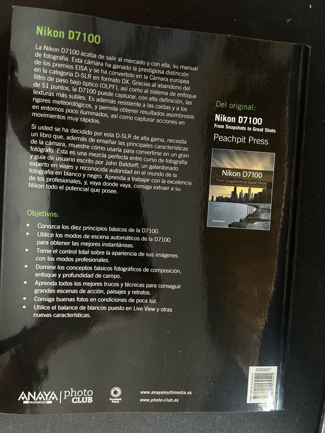Libro Nikon D7100 - Premio Cámara Europea