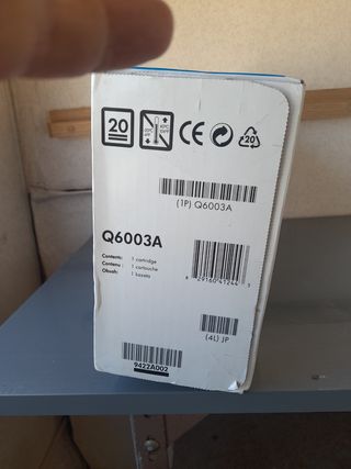 Cartucho Tinta HP Q6003A Magenta LaserJet