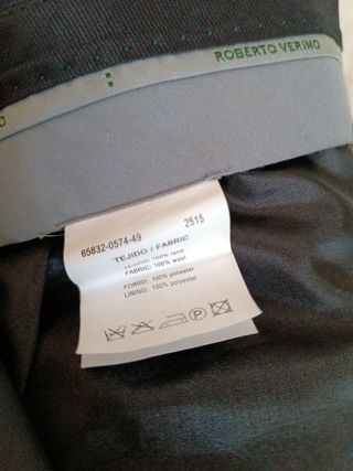 Traje Roberto Verini Negro