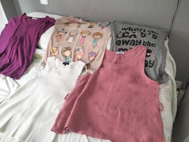 Pack 15 Camisetas Mujer Talla S-M