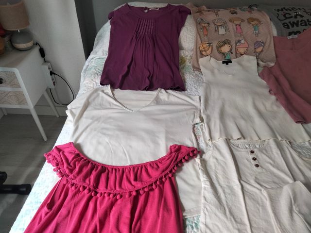 Pack 15 Camisetas Mujer Talla S-M